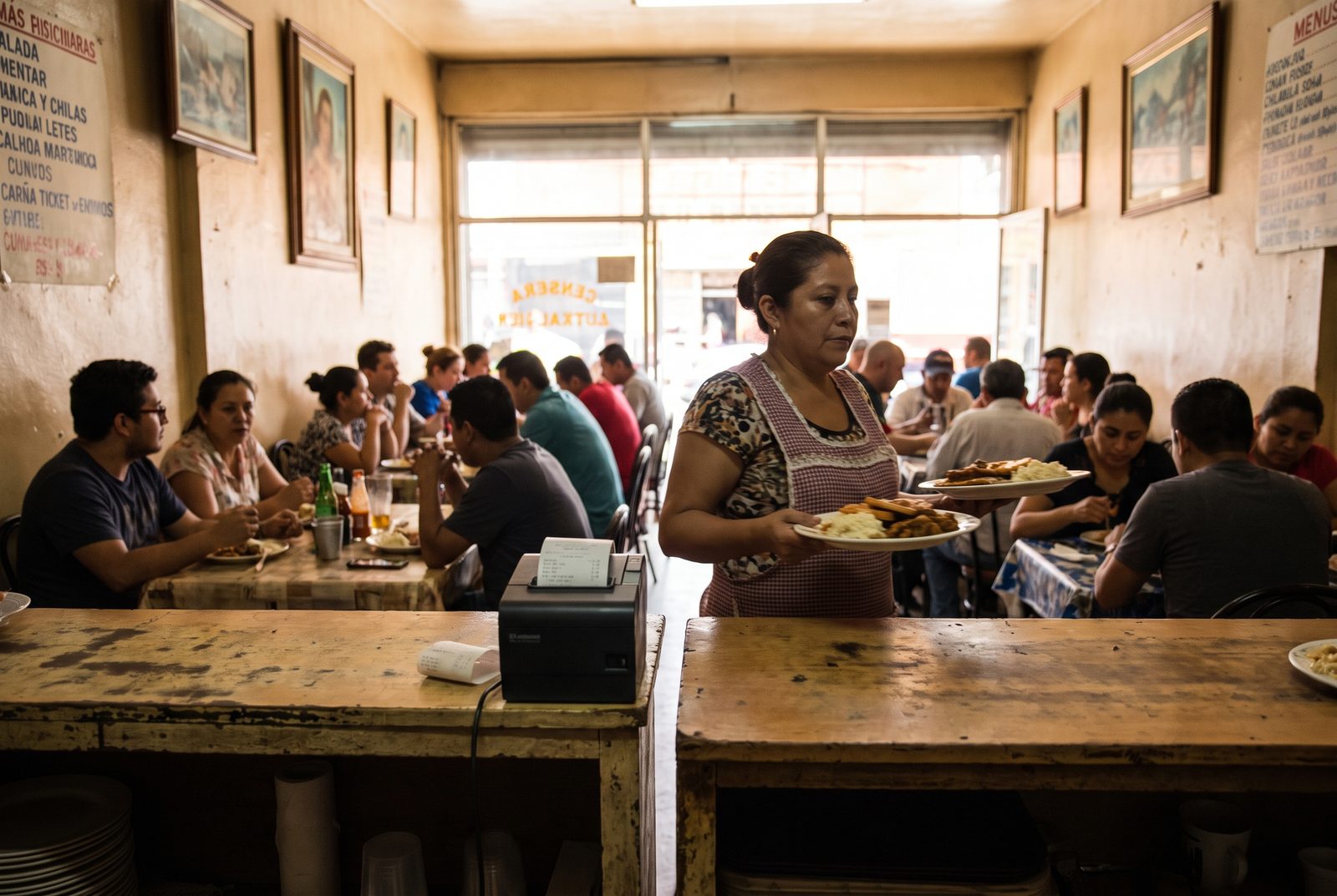 Restaurante casual con servicio de mesas